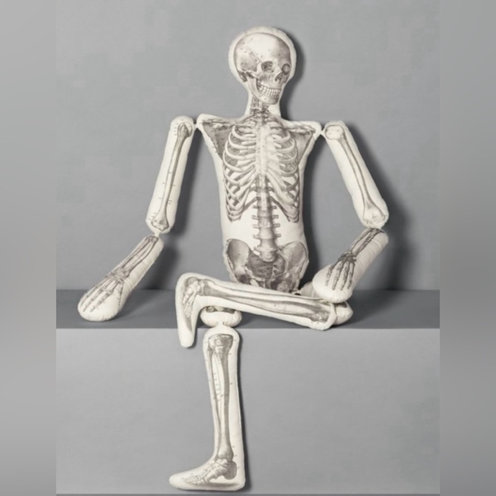 John Derian Skeleton Pillow For Target 2024**